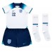 Tanie Strój piłkarski Anglia Jude Bellingham #22 Koszulka Podstawowej dla dziecięce MŚ 2022 Krótkie Rękawy (+ szorty)